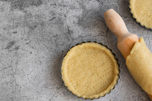 Short Crust Pastry For Pies, Cooking Concept 

