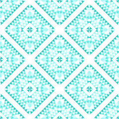 Poster - Abstract seamless pattern on a white background. Strict geometric texture.