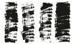 © Bakai - Flat Sponge Thin Artist Brush Short Background High Detail Abstract Vector Background Set
