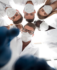 Wall Mural - Anesthetists and surgeons working at the operation room