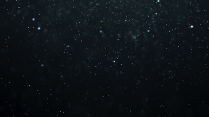 Poster - Dust particles. Abstract background of particles. Dots background. Futuristic digital dots background. 3d rendering.
