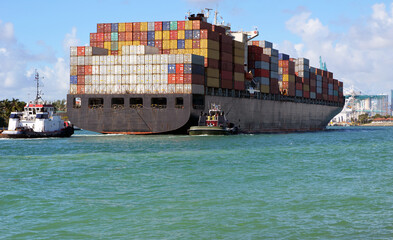 container cargo freight ship