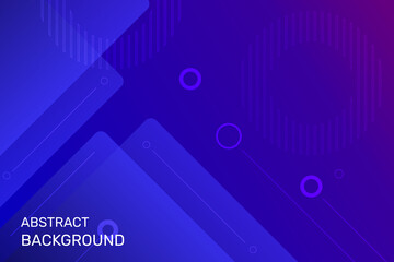 Poster - Abstract gradient geometric shape background template 