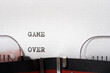 Game over phrase