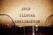Stop illegal immigration phrase