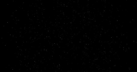 Wall Mural - 3d illustration realistic snow fall christmas xmas overlay twinkling sparkling stars space in isolat