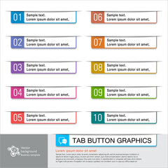 Wall Mural - web button and headline design, vector graphics,