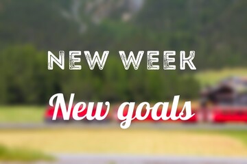 Wall Mural - New week motivation
