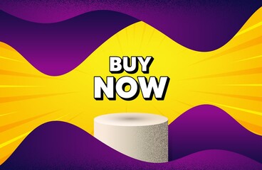Poster - buy now. abstract background with podium platform. special offer price sign. advertising discounts s