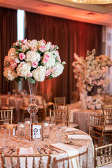 wedding reception table