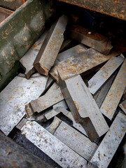 Rusty Machinery Parts and Tools Close Up for Industrial Manual Work