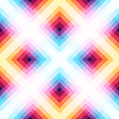 Poster - Abstract seamless pattern. Bright neon colors of the spectrum.