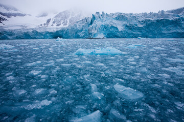 Wall Mural - Glacier, Spitsbergen Island, Svalbard, Norway