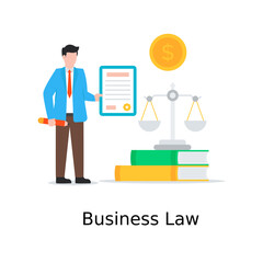 Wall Mural - Business Law