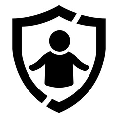 Sticker - Human Protection Vector  