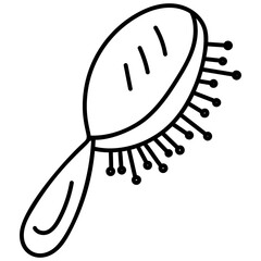 Wall Mural - Hair Brush Vector 