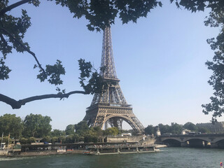 Eiffel Tower, symbol of Paris, France