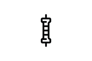 Poster - Electrician Outline Icon - Diode