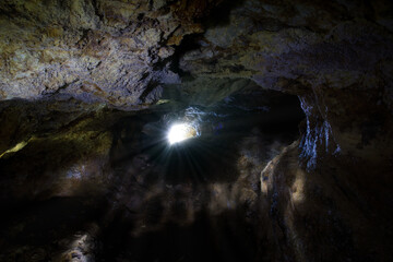 Canvas Print - Gold mines, Mineral del Chico, Hidalgo, Mexico