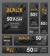 © Jira - Black friday Sale banner Design set.