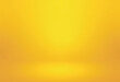 Gold, yellow empty room studio gradient used for background and display your product.