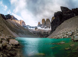 Fototapeta Góry - mountains of Patagonia in Chile 