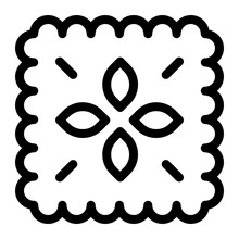 
A Traditional Mexican Symbol In Filled Style, Mexican Tribal Design 
