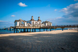 Fototapeta  - Famous pier of Sellin on the island of Rügen, Germany