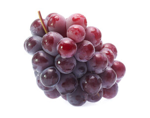 red grape  isolated on white