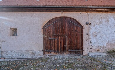 Wall Mural - Ehemalige Nebengebäude von Schloß Reichmannsdorf