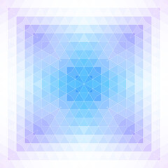 Poster - Abstract bright background with blurred geometric shapes. 