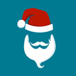 © alxyzt - Santa Claus fashion silhouette hipster style, vector illustration EPS