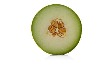 Wall Mural - Melon on white background - close-up