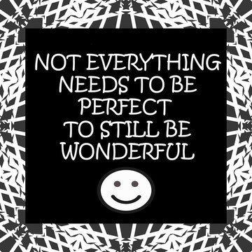 Black and White Motivational Image with Writing