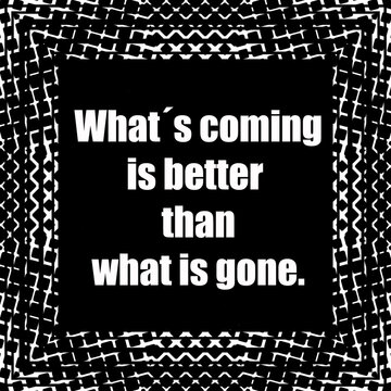 Black and White Motivational Image with Writing