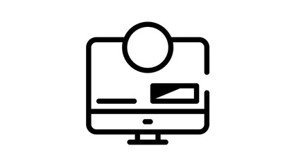 Poster - Investor Financial Icon Animation Investor With Money Dollar And Lightbulb, Brain With Percentage Mark And Document