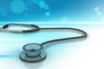 3d rendering medical doctor stethoscope
