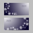 © debopre1vita - Set of vector banners with winter pattern