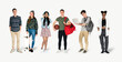© Rawpixel.com - Young student character mockups set