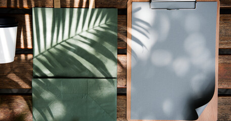 Wall Mural - design space on papers website banner template