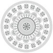 Mandala. Coloring book pages. Painting for adult anti stress