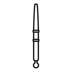 Poster - Bobber equipment icon. Outline bobber equipment vector icon for web design isolated on white background