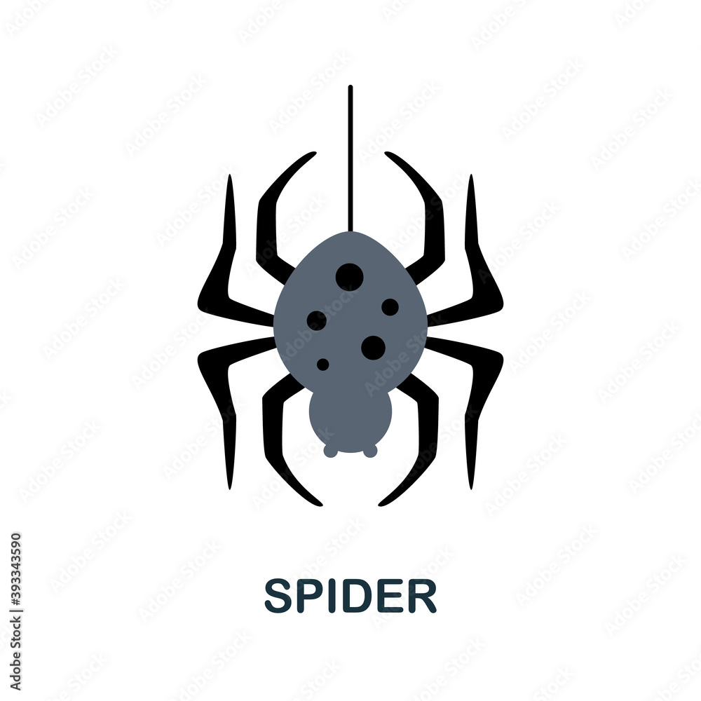 Spider icon. Simple element from halloween collection. Creative Spider ...
