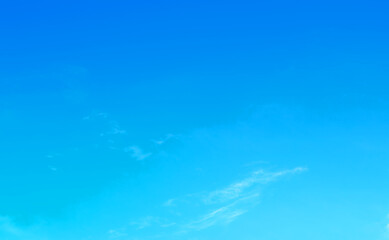 Wall Mural - blue sky with beautiful natural white clouds