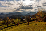 Fototapeta Konie - nature in mountains in Romania