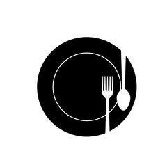 Wall Mural - Spoon and fork Icon templates