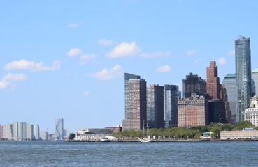 NYC New York City Skyline Panoramic View