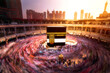The mosque located in Masjid al-Haram in Mecca and considered the most sacred in Islam. It is considered the first and most sacred place of the religion of Islam. 