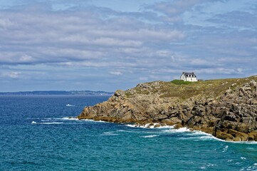 Canvas Print - Pointe du Millier, Beuzec-Cap-Sizun, GR34, Finistère, Bretagne, France
