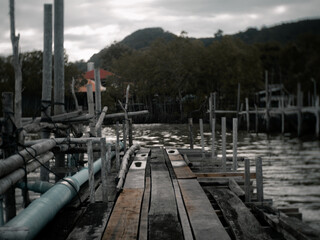 pier in the lake